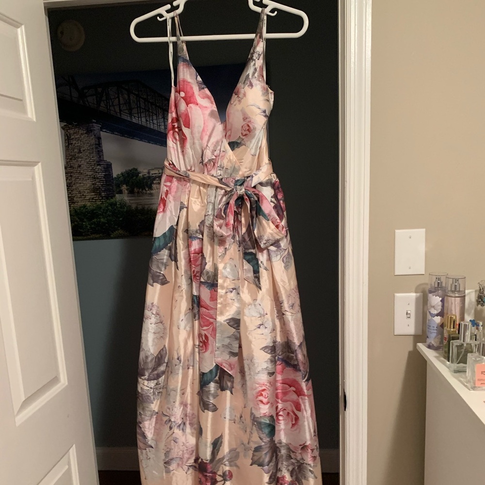 Floral ball gown